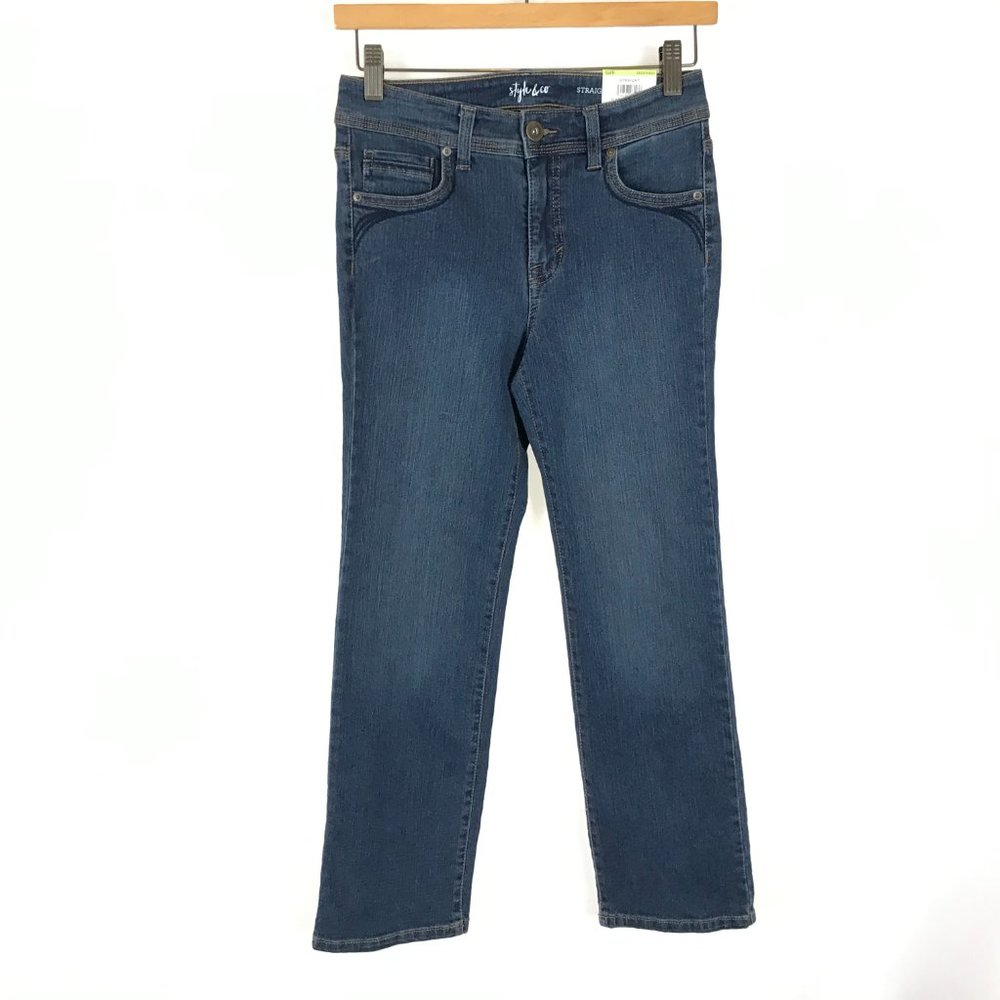 Style & Co Petite Straight-Leg Jeans - Picture 2 of 6